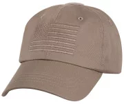 Rothco Tactical Operator Cap With US Flag Khaki 4629
