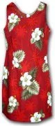 Pacific Legend Hawaiian Short Tank Dress - 315-2798 Red