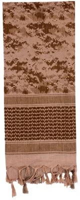 Арафатка пустынный цифровой камуфляж Rothco Camo Shemagh Tactical Desert Scarf Desert Digital Camo 88538, фото