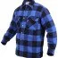 Рубашка синяя фланелевая с мехом Rothco Extra Heavyweight Buffalo Plaid Sherpa-lined Flannel Shirt Blue 3739 - Рубашка синяя фланелевая с мехом Rothco Extra Heavyweight Buffalo Plaid Sherpa-lined Flannel Shirt Blue 3739