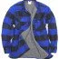 Рубашка синяя фланелевая с мехом Rothco Extra Heavyweight Buffalo Plaid Sherpa-lined Flannel Shirt Blue 3739 - Рубашка синяя фланелевая с мехом Rothco Extra Heavyweight Buffalo Plaid Sherpa-lined Flannel Shirt Blue 3739