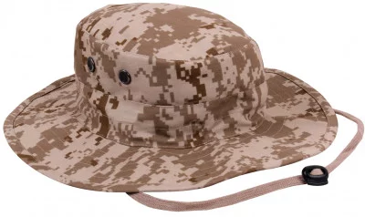 Панама пустынный цифровой камуфляж с регулировкой размера Rothco Adjustable Boonie Hat Desert Digital Camo 52554, фото