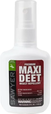 Американский спрей от комаров и клещей Sawyer 100% DEET Insect Repellent 118 мл, фото