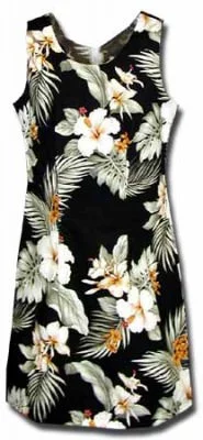 Женский сарафан Pacific Legend Hawaiian Short Tank Dress - 315-2820 Black, фото