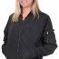 Черная женская куртка пилота MA-1 от Rothco Flight Jacket Black 2410 - Черная женская куртка пилота MA-1 от Rothco Flight Jacket Black 2410