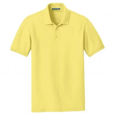 Футболка поло Port Authority Core Classic Pique Polo Lemon Drop Yellow, фото