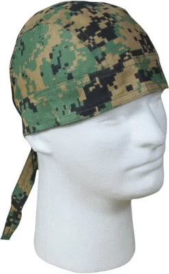 Бандана с завязками Rothco Headwrap Woodland Digital Camo 5196, фото