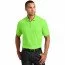 Футболка поло Port Authority Core Classic Pique Polo Lime - Класическая футболка поло Port Authority Core Classic Pique Polo Lime