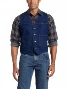 Wrangler® Unlined Denim Vest # Prewashed