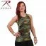 Майка женская лесной камуфляж Rothco Women Workout Performance Tank Top Woodland Camo 44080 - Rothco Womens Workout Performance Tank Top - Woodland Camo # 44080