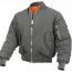 Куртка лётная зеленая из усиленного нейлона Rothco Enhanced Nylon MA-1 Flight Jacket Sage Green 2860 - Куртка лётная Rothco Enhanced Nylon MA-1 Flight Jacket Sage Green 2860