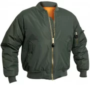 Rothco Enhanced Nylon MA-1 Flight Jacket Sage Green 2860