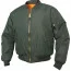 Куртка лётная зеленая из усиленного нейлона Rothco Enhanced Nylon MA-1 Flight Jacket Sage Green 2860 - Куртка лётная зеленая из усиленного нейлона Rothco Enhanced Nylon MA-1 Flight Jacket Sage Green 2860