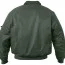 Куртка лётная зеленая из усиленного нейлона Rothco Enhanced Nylon MA-1 Flight Jacket Sage Green 2860 - Куртка лётная зеленая из усиленного нейлона Rothco Enhanced Nylon MA-1 Flight Jacket Sage Green 2860