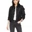 Женская куртка трекер Levi's Women's Classic Sherpa Lined Faux Leather Trucker Jacket Black - Женская куртка трекер утепленная с искуственной кожи Levi's Women's Classic Sherpa Lined Faux Leather Trucker Jacket Black