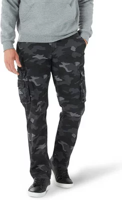 Брюки карго черный камуфляж Lee Wyoming Relaxed Fit Cargo Pant Gunge Camo 2004391, фото