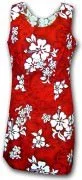 Pacific Legend Hawaiian Short Tank Dress - 315-3156 Red
