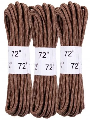 Шнурки койотовые для военной обуви Rothco Military Boot Laces Coyote 3 Pack (180 см) 6017, фото