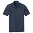 Футболка поло темно-синяя Port Authority Core Classic Pique Polo River Blue Navy - Класическая футболка поло Port Authority Core Classic Pique River Blue Navy