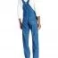 Мужской голубой джинсовый комбинезон Key Apparel Men's Bib Overalls Stonewashed - Мужской джинсовый комбинезон Key Apparel Men's Bib Overalls Stonewashed