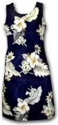 Pacific Legend Hawaiian Short Tank Dress - 315-3162 Navy