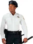 Rothco Long Sleeve Uniform Shirt White 30000