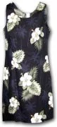 Pacific Legend Hawaiian Short Tank Dress - 315-2798 Black