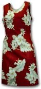 Pacific Legend Hawaiian Short Tank Dress 315-3162 Red