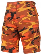 Rothco BDU Short Savage Orange Camo 65004