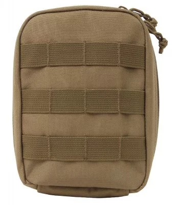 Тактический медицинский койотовый подсумок молле Rothco MOLLE IFAK First Aid Pouch Coyote 9703, фото