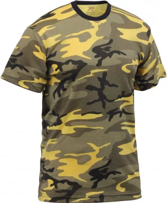Футболка желтый камуфляж стингер Rothco T-Shirts Stinger Yellow Camo 5994, фото