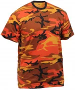 Rothco T-Shirts Savage Orange Camo 5997