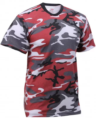 Футболка красный хамелеон камуфляж Rothco T-Shirts Red Camo 6006, фото