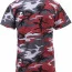 Футболка красный хамелеон камуфляж Rothco T-Shirts Red Camo 6006 - Футболка камуфлированная Rothco T-Shirts Red Camo 6006