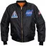 Летная черная куртка НАСА Rothco NASA MA-1 Flight Jacket Black 7328 - Летная черная куртка НАСА Rothco NASA MA-1 Flight Jacket Black 7328