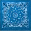 Синяя бандана с черно-белым орнаментом Rothco Trainmen Bandana Royal Blue (56 x 56 см) 4052 - Синяя бандана с черно-белым орнаментом Rothco Trainmen Bandana Royal Blue (56 x 56 см) 4052