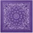 Фиолетовая бандана с черно-белым орнаментом Rothco Trainmen Bandana Purple (56 x 56 см) 4053 - Фиолетовая бандана с черно-белым орнаментом Rothco Trainmen Bandana Purple (56 x 56 см) 4053