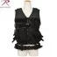 Тактический черный разгрузочный жилет с кобурой Rothco Cross Draw MOLLE Tactical Vest Black 6491 - Тактический разгрузочный жилет Rothco Cross Draw MOLLE Tactical Vest Black 6491