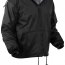 Куртка ветровка черная на флисе Rothco Fleece-Lined Reversible Hooded Jacket Black 8263 - Куртка ветровка Rothco Fleece-Lined Reversible Hooded Jacket Black - 8263