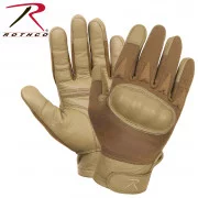 Rothco Hard Knuckle Cut and Fire Resistant Gloves Coyote Brown 2807