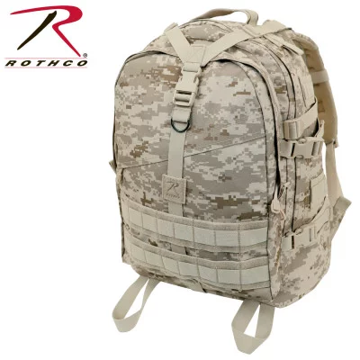 Трехдневный тактический ранец пустынный цифровой камуфляж марпат Rothco Large Camo Transport Pack Desert Digital Camo 6058, фото