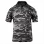 Футболка поло потоотводящая черный камуфляж Rothco Moisture Wicking Polo Shirt Black Camo 20020 - Футболка поло потоотводящая черный камуфляж Rothco Moisture Wicking Polo Shirt Black Camo 20020