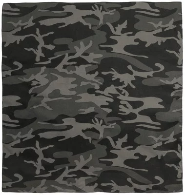 Бандана черный камуфляж Rothco Bandana Black Camo (68 x 68 см) 4347, фото