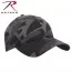Бейсболка черный камуфляж Rothco Supreme Camo Low Profile Cap Black Camo 3549 - Бейсболка черный камуфляж Rothco Supreme Camo Low Profile Cap Black Camo 3549