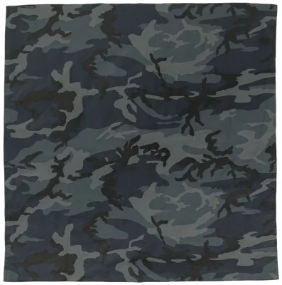 Бандана полуночно синий камуфляж Rothco Bandana Midnight Blue Camo (68 x 68 см) 4347, фото
