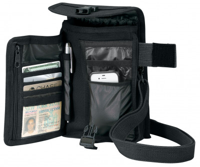 Сумка для документов черная Rothco Canvas Travel Portfolio Bag Black 2325, фото