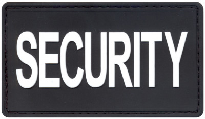 Нашивка «СЛУЖБА БЕЗОПАСНОСТИ» с велкро Rothco PVC Security Patch w/ Hook Back 27785, фото