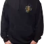 Лицензионная толстовка c бульдогом Корпуса Морской Пехоты США Black Ink U.S.M.C. Bulldog Hooded Pullover Sweatshirt 80333 - Милитари толстовка Black Ink U.S.M.C. Bulldog Hooded Pullover Sweatshirt 80333