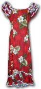 Pacific Legend Long Muumuu Dress - 334-2798 Red
