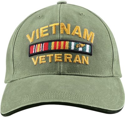 Бейсболка винтажнаяRothco Vietnam Veteran Deluxe Vintage Low Profile Insignia Cap 9721, фото